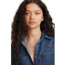 LEVIS® TEODORA WESTERN SHIRT -WORN IN ΠΟΥΚΑΜΙΣΟ ΓΥΝΑΙΚΕΙΟ DARK INDIGO