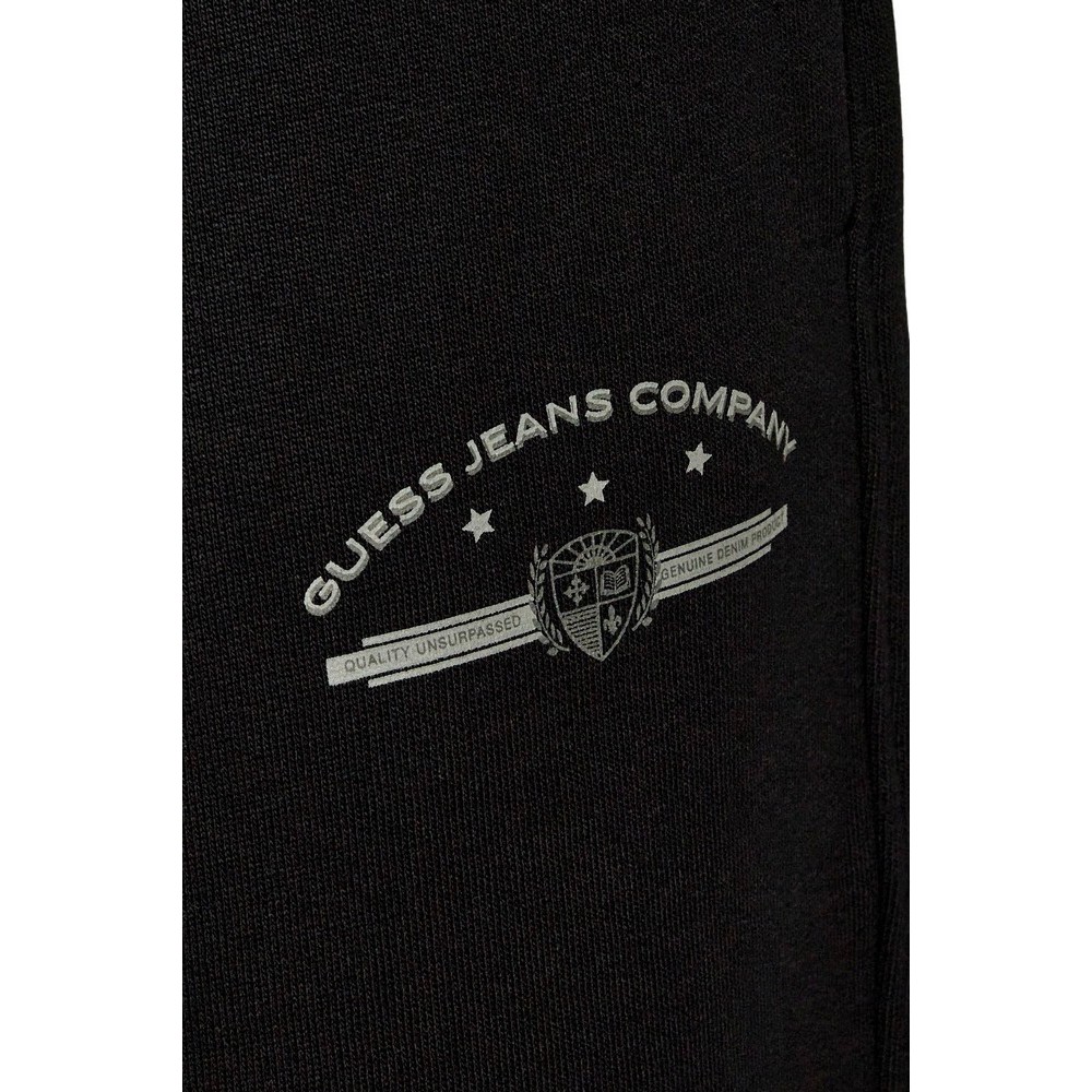 GUESS JEANS PRINTED LOGO JOGGER ΠΑΝΤΕΛΟΝΙ ΑΝΔΡΙΚΟ BLACK