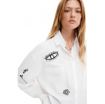 ΠΟΥΚΑΜΙΣΟ CAM_LIZ ΓΥΝΑΙΚΕΙΟ DESIGUAL WHITE