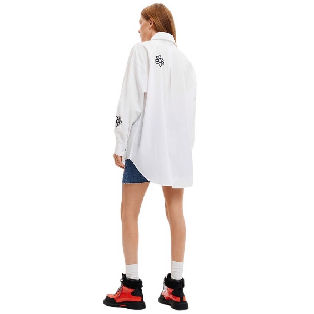 ΠΟΥΚΑΜΙΣΟ CAM_LIZ ΓΥΝΑΙΚΕΙΟ DESIGUAL WHITE