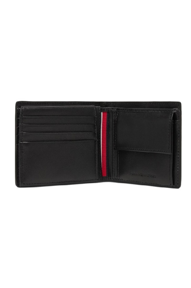TOMMY HILFIGER CENTRAL CC FLAP AND COIN ΠΟΡΤΟΦΟΛΙ ΑΝΔΡΙΚΟ BLACK
