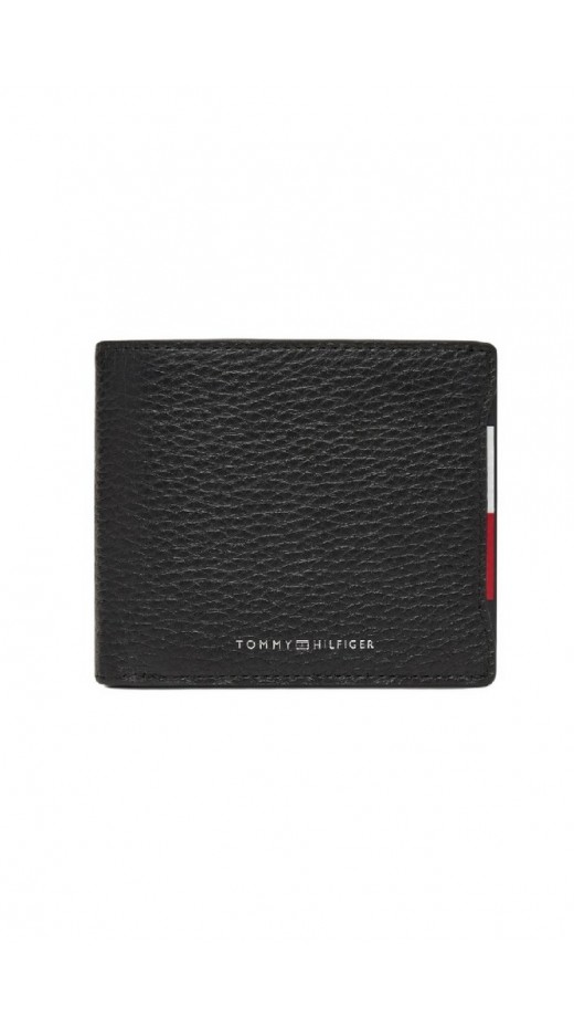 TOMMY HILFIGER CENTRAL CC FLAP AND COIN ΠΟΡΤΟΦΟΛΙ ΑΝΔΡΙΚΟ BLACK