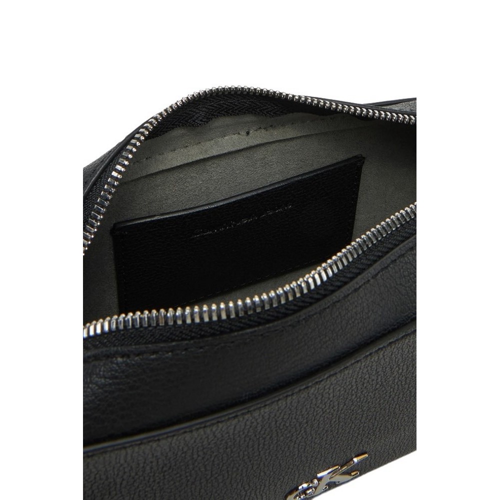 CALVIN KLEIN MINIMAL MONOGRAM CAMERA BAG 20 ΤΣΑΝΤΑ ΓΥΝΑΙΚΕΙΑ BLACK