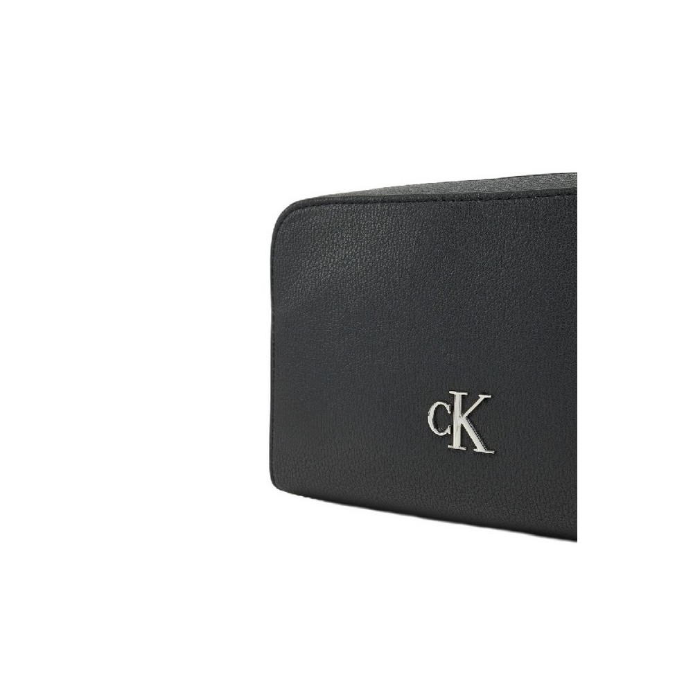 CALVIN KLEIN MINIMAL MONOGRAM CAMERA BAG 20 ΤΣΑΝΤΑ ΓΥΝΑΙΚΕΙΑ BLACK