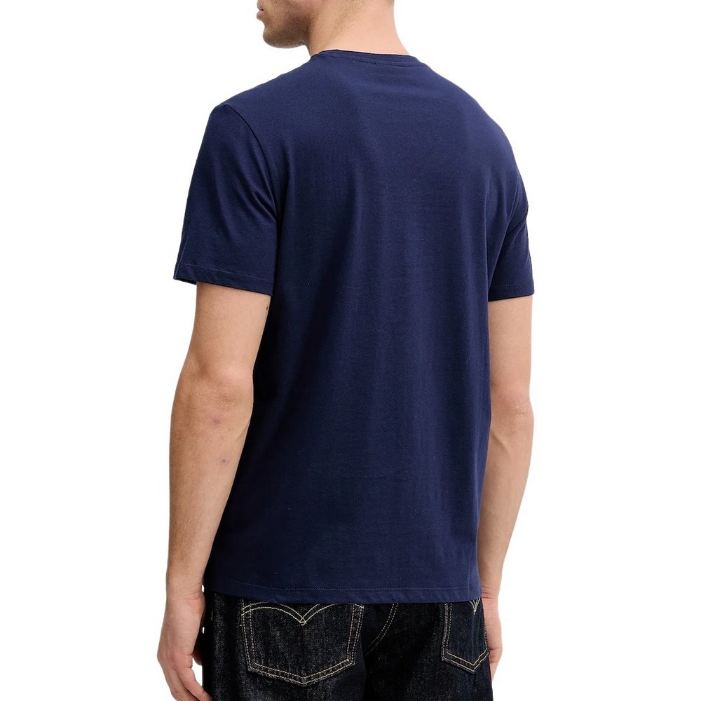 CALVIN KLEIN JEANS BADGE 30S JERSEY CLASSIC TEE T-SHIRT ΜΠΛΟΥΖΑ ΑΝΔΡΙΚΗ BLUE