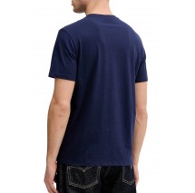 CALVIN KLEIN JEANS BADGE 30S JERSEY CLASSIC TEE T-SHIRT ΜΠΛΟΥΖΑ ΑΝΔΡΙΚΗ BLUE