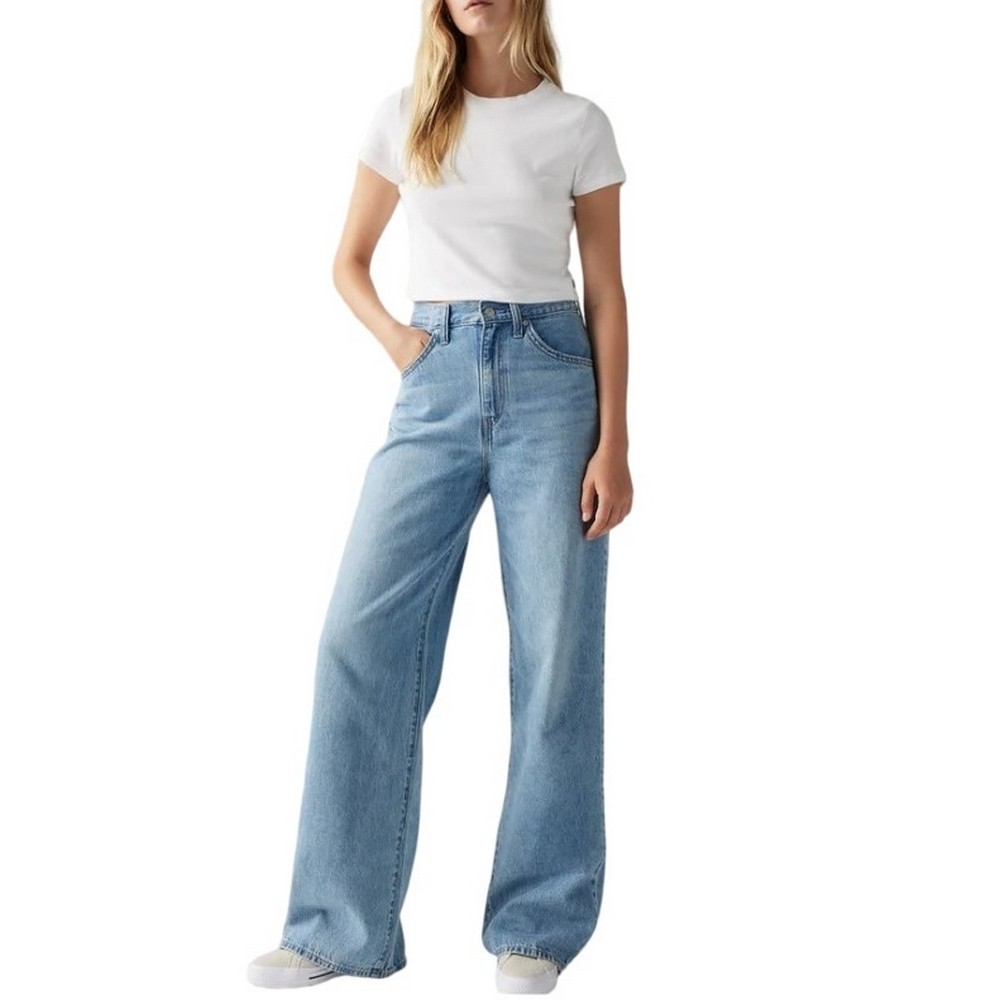 LEVIS® CINCH BAGGY WORN IN ΤΖΙΝ ΠΑΝΤΕΛΟΝΙ ΓΥΝΑΙΚΕΙΟ LIGHT INDIGO