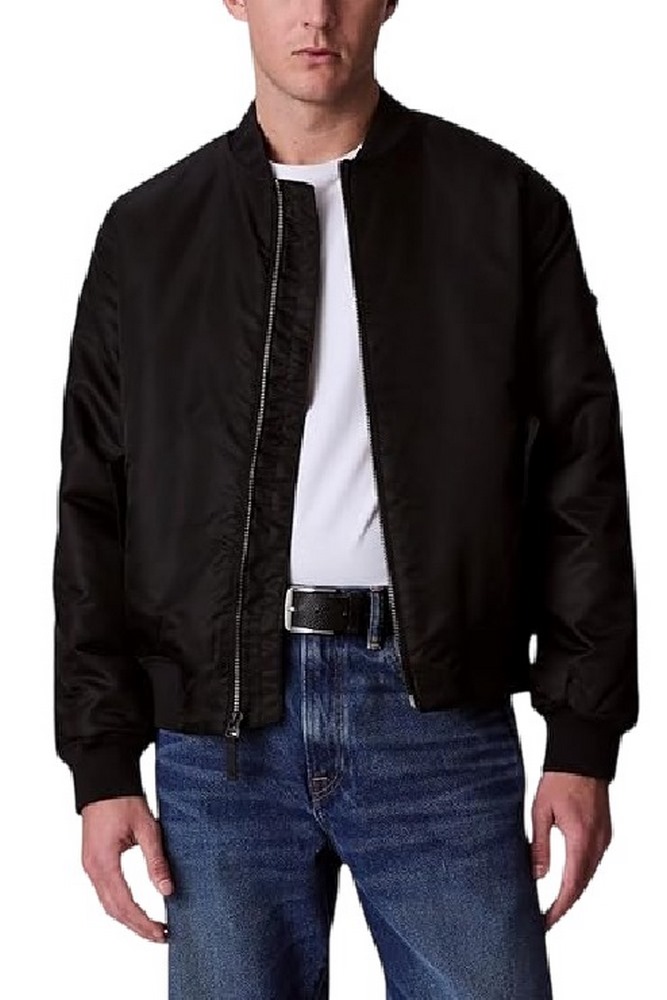 CALVIN KLEIN JEANS LS NYLON BOMBER JACKET ΜΠΟΥΦΑΝ ΑΝΔΡΙΚΟ BLACK