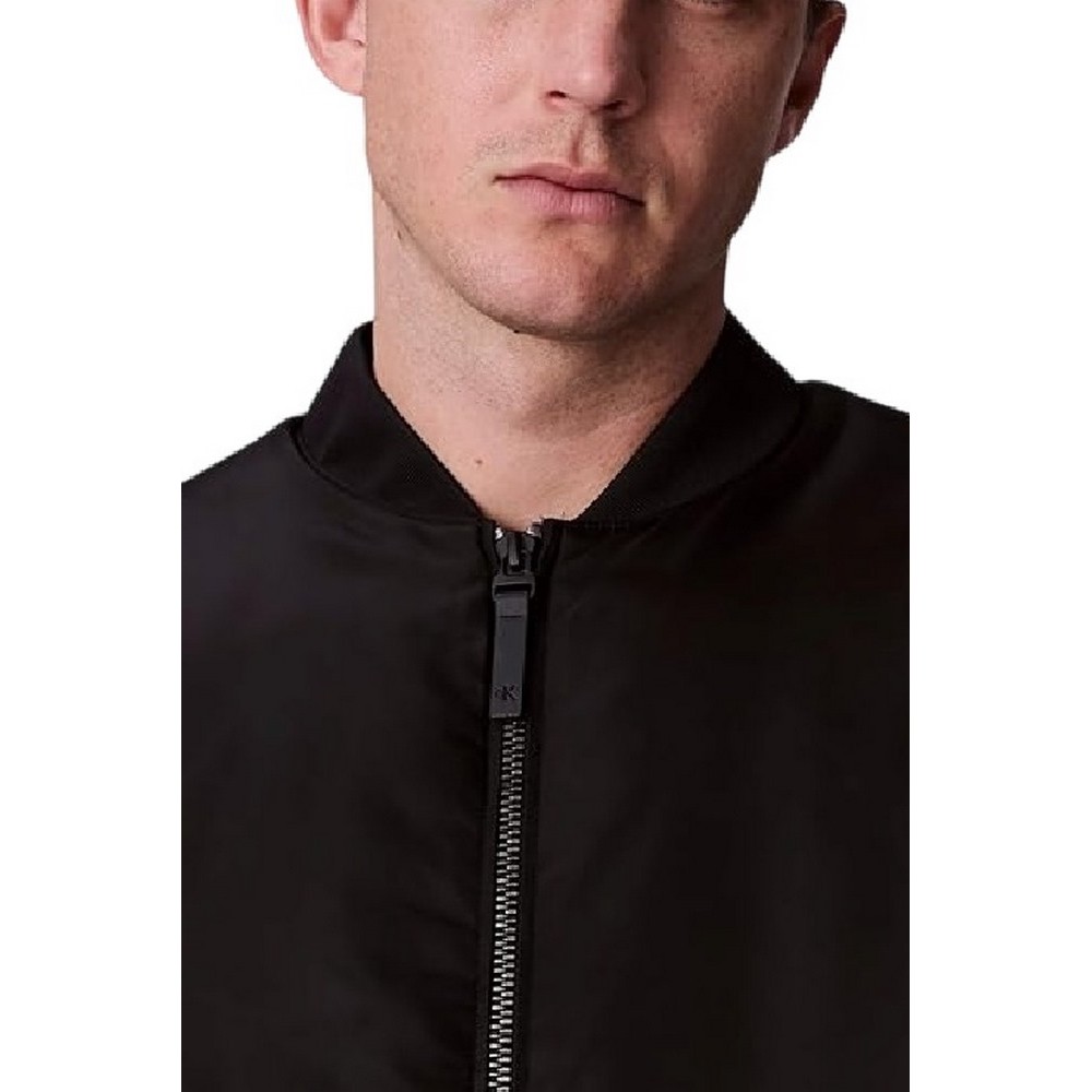 CALVIN KLEIN JEANS LS NYLON BOMBER JACKET ΜΠΟΥΦΑΝ ΑΝΔΡΙΚΟ BLACK