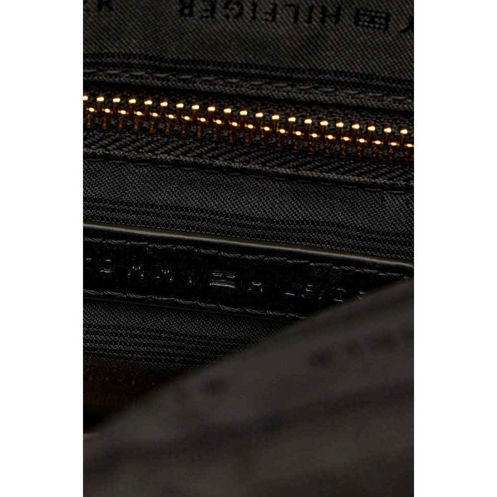 TOMMY HILFIGER LOGOTAPE BACKPACK ΤΣΑΝΤΑ ΓΥΝΑΙΚΕΙΑ BLACK