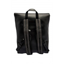 TOMMY HILFIGER LOGOTAPE BACKPACK ΤΣΑΝΤΑ ΓΥΝΑΙΚΕΙΑ BLACK