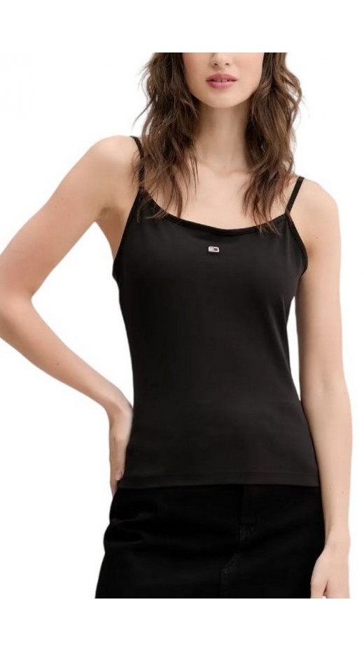 TOMMY JEANS ESSENTIAL STRAP TOP EXT ΤΟΠ ΓΥΝΑΙΚΕΙΟ BLACK