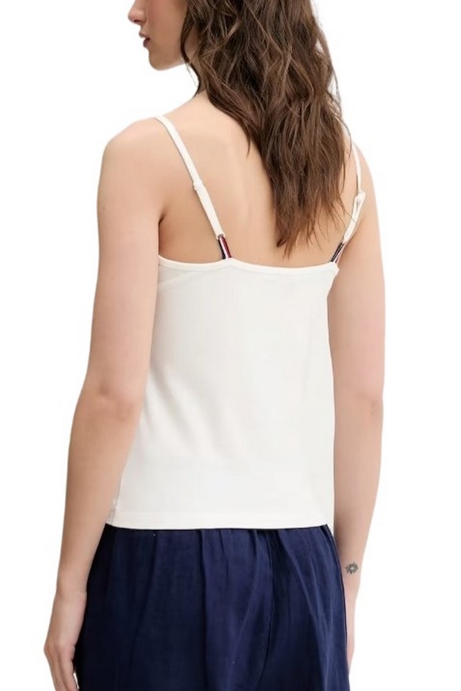 TOMMY JEANS ESSENTIAL STRAP TOP EXT ΤΟΠ ΓΥΝΑΙΚΕΙΟ WHITE