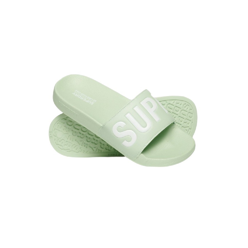 SUPERDRY CORE VEGAN POOL SLIDE ΠΑΝΤΟΦΛΑ ΓΥΝΑΙΚΕΙΑ MINT