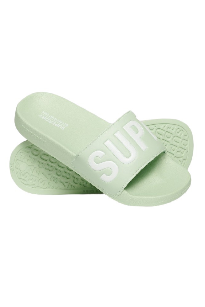 SUPERDRY CORE VEGAN POOL SLIDE ΠΑΝΤΟΦΛΑ ΓΥΝΑΙΚΕΙΑ MINT