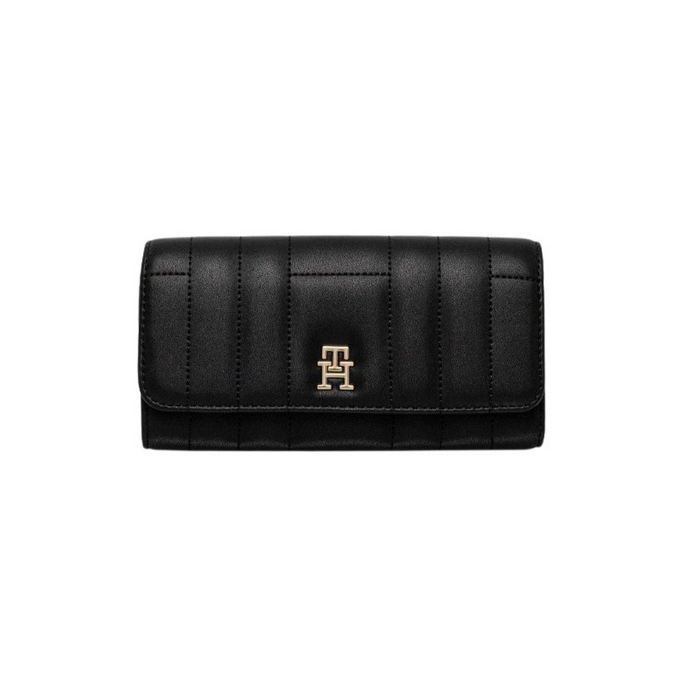 TOMMY HILFIGER FEMININE LRG FLAP ΠΟΡΤΟΦΟΛΙ ΓΥΝΑΙΚΕΙΟ TAUPE