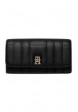 TOMMY HILFIGER FEMININE LRG FLAP ΠΟΡΤΟΦΟΛΙ ΓΥΝΑΙΚΕΙΟ TAUPE