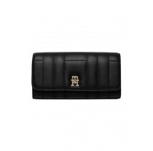 TOMMY HILFIGER FEMININE LRG FLAP ΠΟΡΤΟΦΟΛΙ ΓΥΝΑΙΚΕΙΟ TAUPE