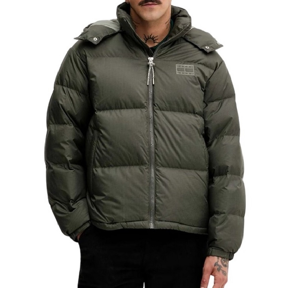 TOMMY JEANS ALASKA DOWN PUFFER EXT ΜΠΟΥΦΑΝ ΑΝΔΡΙΚΟ GREEN