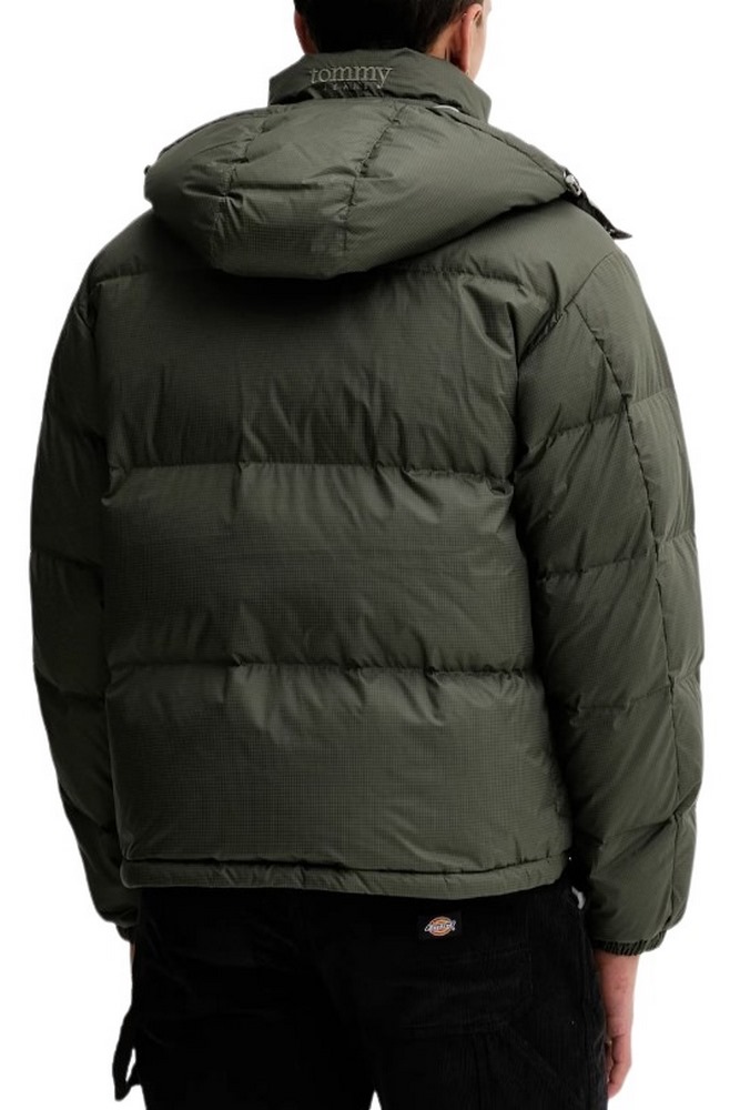 TOMMY JEANS ALASKA DOWN PUFFER EXT ΜΠΟΥΦΑΝ ΑΝΔΡΙΚΟ GREEN