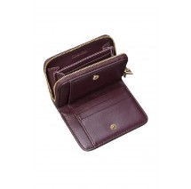 CALVIN KLEIN PULLER MEDIUM FLAP ZIP AROUND ΠΟΡΤΟΦΟΛΙ ΓΥΝΑΙΚΕΙΟ WINE