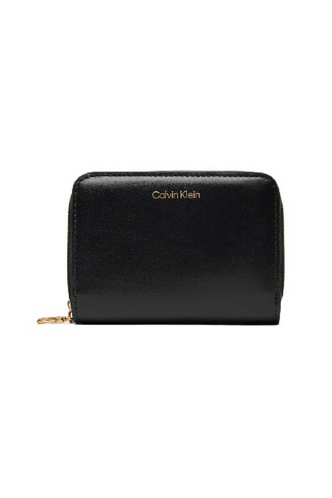 CALVIN KLEIN PULLER MEDIUM FLAP ZIP AROUND ΠΟΡΤΟΦΟΛΙ ΓΥΝΑΙΚΕΙΟ BLACK