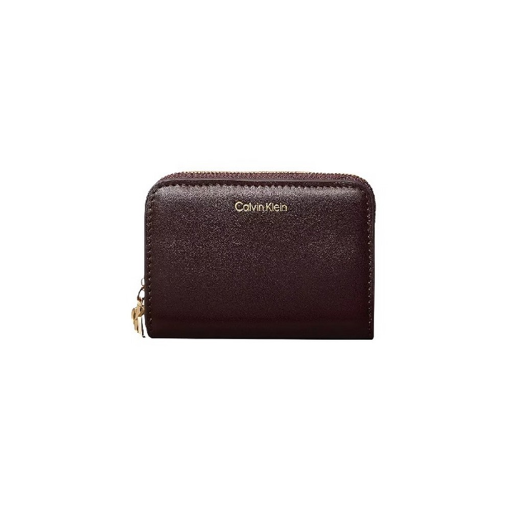 CALVIN KLEIN PULLER MEDIUM FLAP ZIP AROUND ΠΟΡΤΟΦΟΛΙ ΓΥΝΑΙΚΕΙΟ WINE