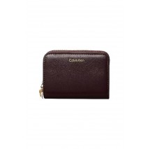 CALVIN KLEIN PULLER MEDIUM FLAP ZIP AROUND ΠΟΡΤΟΦΟΛΙ ΓΥΝΑΙΚΕΙΟ WINE