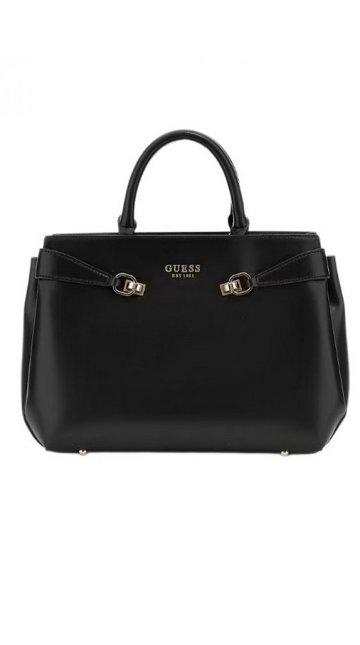 GUESS LORELEI GIRLFRIEND SATCHEL ΤΣΑΝΤΑ ΓΥΝΑΙΚΕΙΑ BLACK
