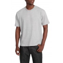 GUESS JEANS CN OS LOGO EMB TEE T-SHIRT ΜΠΛΟΥΖΑ ΑΝΔΡΙΚΗ GREY