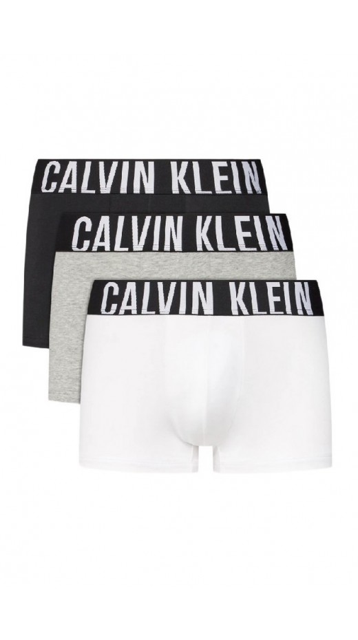 CALVIN KLEIN TRUNK 3PK ΕΣΩΡΟΥΧΟ ΑΝΔΡΙΚΟ WHITE/BLACK