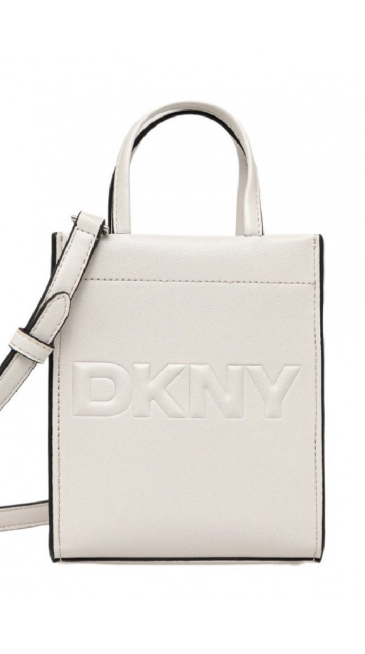 DKNY CARTER CROSS BODY HANDBAG R44AZI34 ΤΣΑΝΤΑ ΓΥΝΑΙΚΕΙΑ OFF WHITE