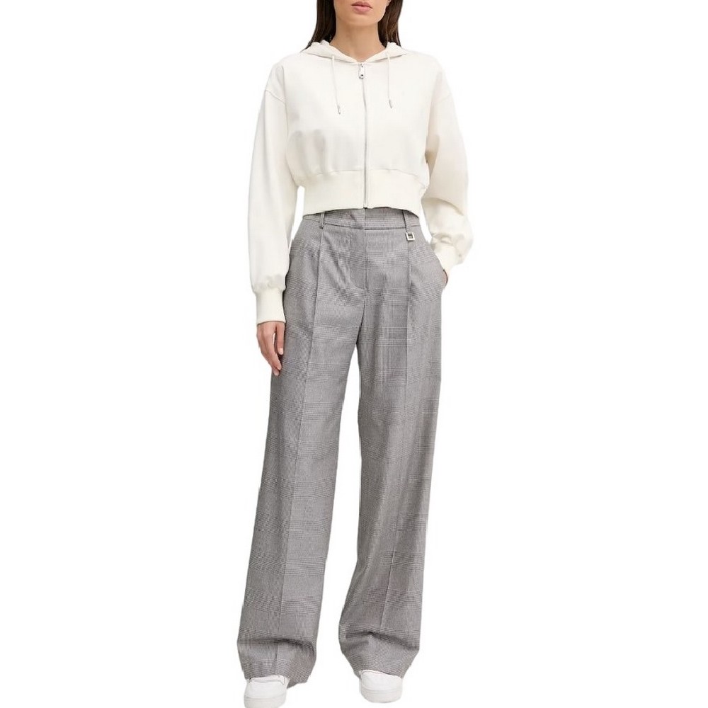 CALVIN KLEIN JEANS PUNTO MILANO FZ HOODIE ΖΑΚΕΤΑ ΓΥΝΑΙΚΕΙΑ OFF WHITE