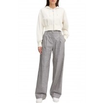 CALVIN KLEIN JEANS PUNTO MILANO FZ HOODIE ΖΑΚΕΤΑ ΓΥΝΑΙΚΕΙΑ OFF WHITE