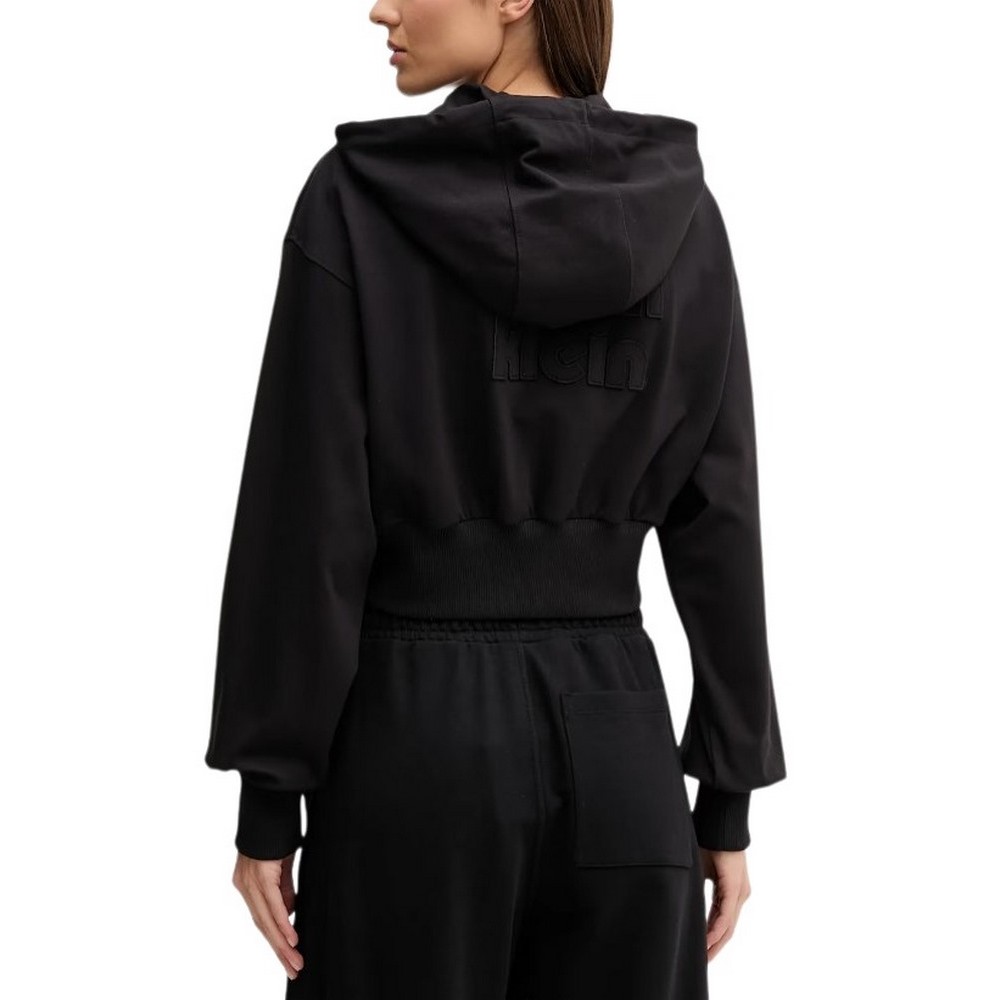 CALVIN KLEIN JEANS PUNTO MILANO FZ HOODIE ΖΑΚΕΤΑ ΓΥΝΑΙΚΕΙΑ BLACK