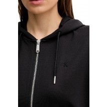 CALVIN KLEIN JEANS PUNTO MILANO FZ HOODIE ΖΑΚΕΤΑ ΓΥΝΑΙΚΕΙΑ BLACK