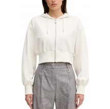 CALVIN KLEIN JEANS PUNTO MILANO FZ HOODIE ΖΑΚΕΤΑ ΓΥΝΑΙΚΕΙΑ OFF WHITE