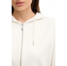 CALVIN KLEIN JEANS PUNTO MILANO FZ HOODIE ΖΑΚΕΤΑ ΓΥΝΑΙΚΕΙΑ OFF WHITE