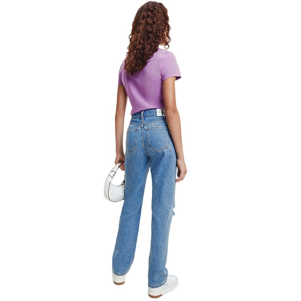 CALVIN KLEIN JEANS MICRO MONOLOGO SLIM FIT TEE T-SHIRT ΑΝΔΡΙΚΟ PURPLE