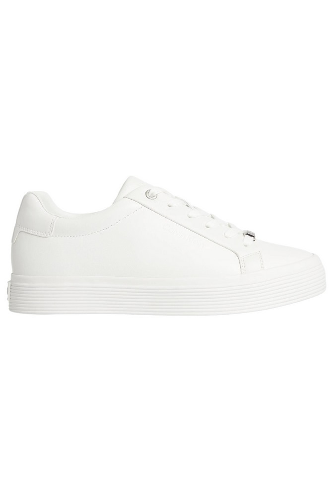 CALVIN KLEIN JEANS VULC LACE UP ΠΑΠΟΥΤΣΙ ΓΥΝΑΙΚΕΙΟ WHITE