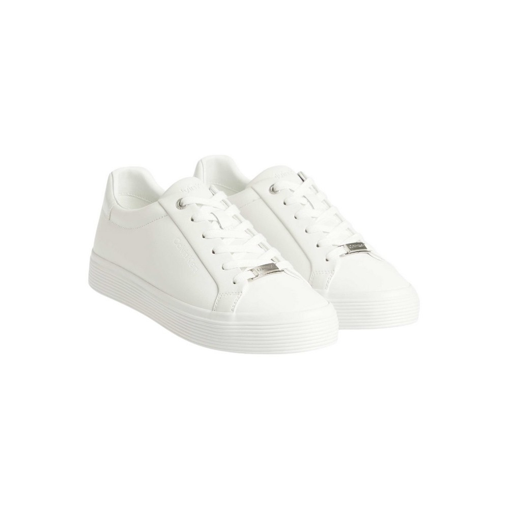 CALVIN KLEIN JEANS VULC LACE UP ΠΑΠΟΥΤΣΙ ΓΥΝΑΙΚΕΙΟ WHITE