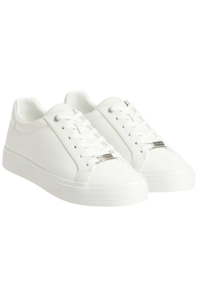 CALVIN KLEIN JEANS VULC LACE UP ΠΑΠΟΥΤΣΙ ΓΥΝΑΙΚΕΙΟ WHITE