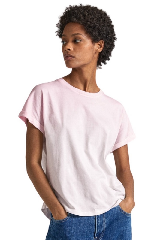 PEPE JEANS LONDON LOURDES T-SHIRT ΜΠΛΟΥΖΑ ΓΥΝΑΙΚΕΙΑ PINK