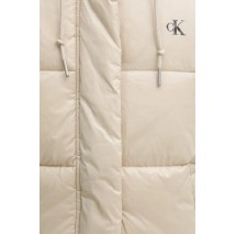 CALVIN KLEIN JEANS SHINE PUFFER JACKET ΜΠΟΥΦΑΝ ΓΥΝΑΙΚΕΙΟ BEIGE