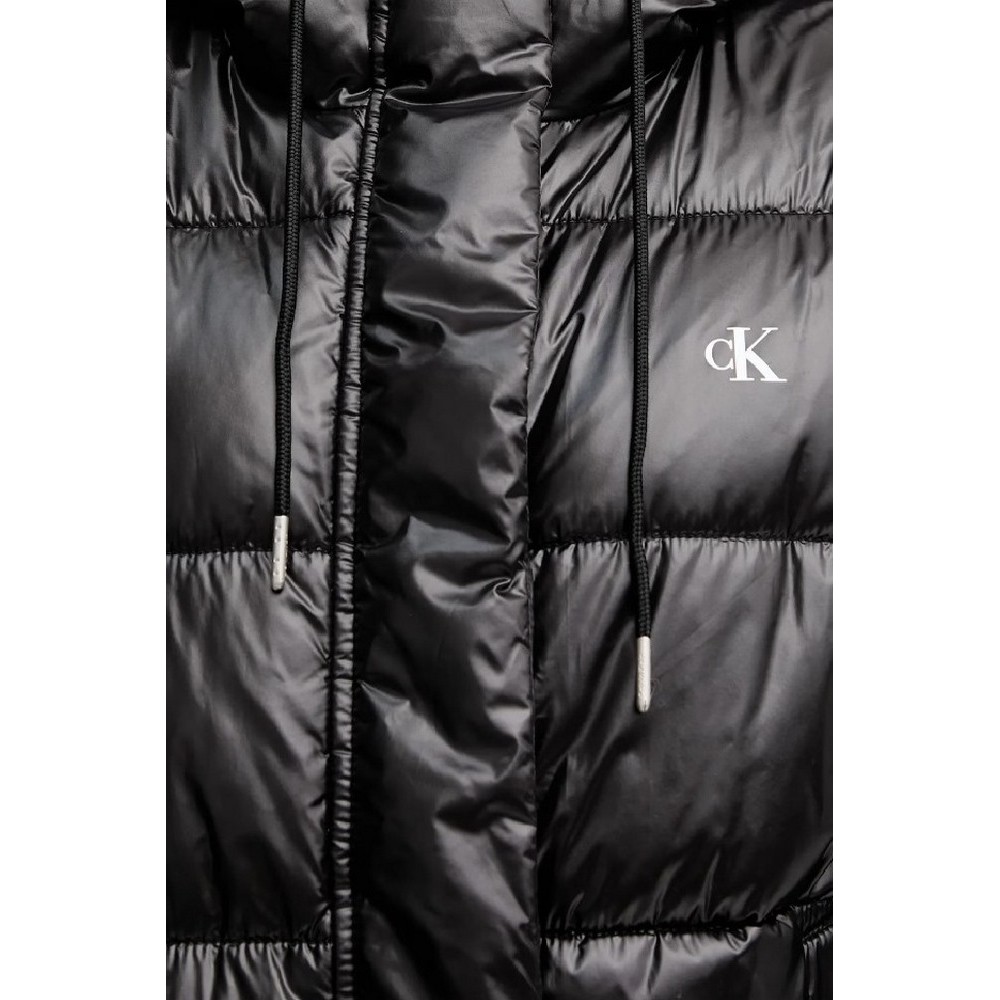 CALVIN KLEIN JEANS SHINE PUFFER JACKET ΜΠΟΥΦΑΝ ΓΥΝΑΙΚΕΙΟ BLACK