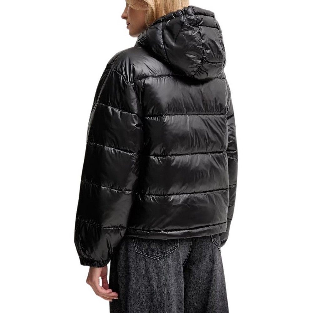 CALVIN KLEIN JEANS SHINE PUFFER JACKET ΜΠΟΥΦΑΝ ΓΥΝΑΙΚΕΙΟ BLACK