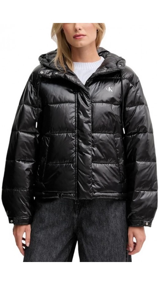 CALVIN KLEIN JEANS SHINE PUFFER JACKET ΜΠΟΥΦΑΝ ΓΥΝΑΙΚΕΙΟ BLACK