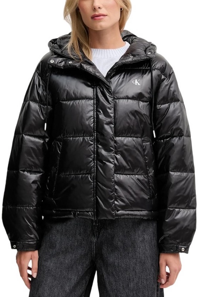 CALVIN KLEIN JEANS SHINE PUFFER JACKET ΜΠΟΥΦΑΝ ΓΥΝΑΙΚΕΙΟ BLACK
