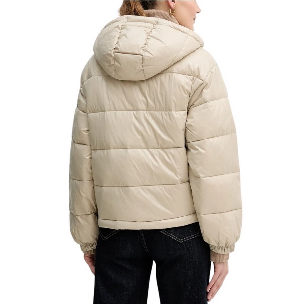 CALVIN KLEIN JEANS SHINE PUFFER JACKET ΜΠΟΥΦΑΝ ΓΥΝΑΙΚΕΙΟ BEIGE