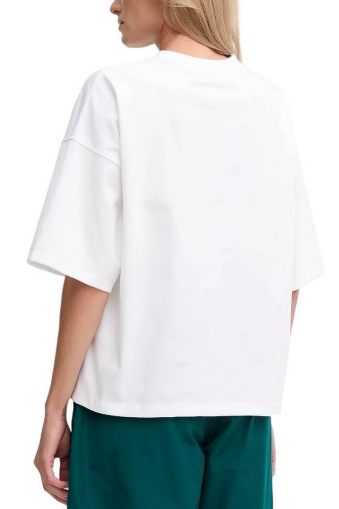 CALVIN KLEIN JEANS SS WOVEN LABEL OVERSIZED TEE T-SHIRT ΜΠΛΟΥΖΑ ΓΥΝΑΙΚΕΙΑ WHITE